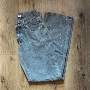 Embellished Blue Jeans